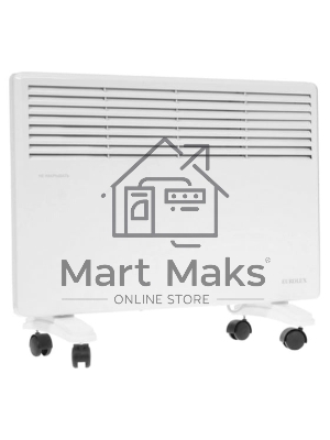 Конвектор Eurolux ОК-EU-1500, белый, 1500 Вт, 15 м2, термостат