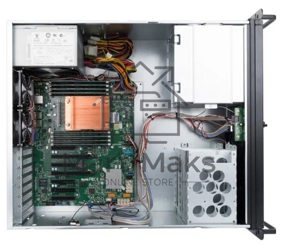 Компьютерный корпус InWin IW-R400-01N /USB3.0*2/Rear fan 8025mm 4200RPM*2/Front fan 8025mm 4200RPM*2/Front door/Air filter for front door