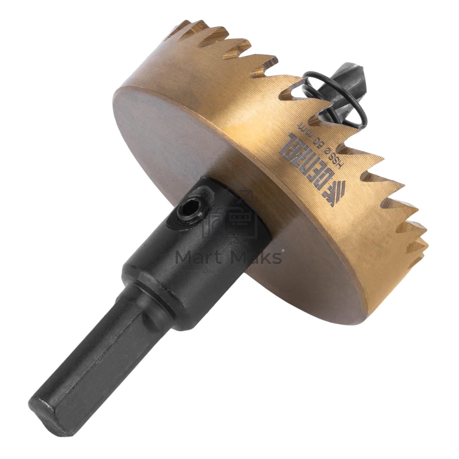 Коронка по металлу Denzel HSS, 50 мм, нитридтитановое покрытие