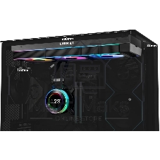 Система жидкостного охлаждения Lian Li HydroShift II LCD-C 360CL Black, 360 мм, 3x120 мм, 200-2600 об/мин, 31 дБ, 4-pin PWM, ЖК-дисплей, ARGB, черный