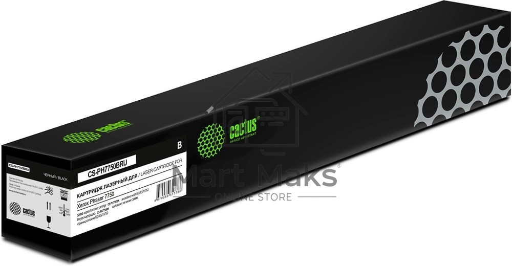 Картридж лазерный Cactus CS-PH7750B 106R00652 черный (32000стр.) для Xerox Phaser 7750