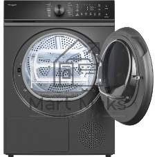 Сушильная машина Weissgauff WD 5910 Heat Pump Deep Grey серый, 10 кг, сушка - конденсационная, программ - 16, 59.5 x 85 x 60.9 см
