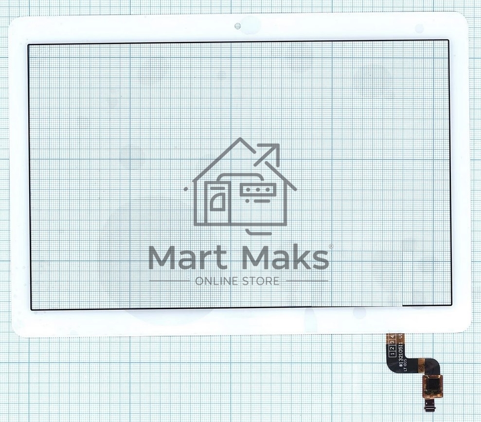 Сенсорное стекло (тачскрин) для Huawei MediaPad T3 10, белое