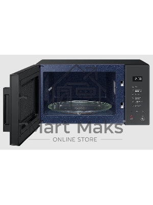 Микроволновая печь Samsung MS23T5018AC/BW антрацит, 23 л, 800 Вт, переключатели - сенсор