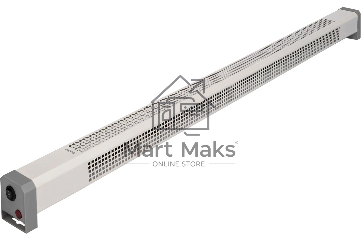 Конвектор Ballu Plinth Compact BEC/PLC-150-600 белый, 600 Вт, 8 м2, термостат