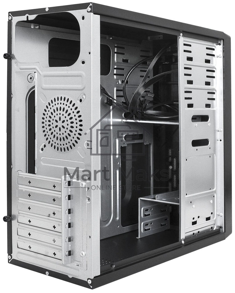 Компьютерный корпус Miditower ExeGate CP-606U-UNS500 (ATX, БП UNS500 с вент. 12см, 1*USB/1*USB 3.0, аудио)