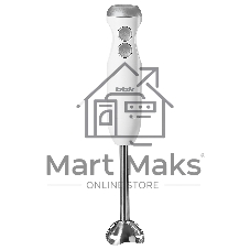 Блендер погружной BBK KBH1402 белый, 800 Вт, 2 скорости, турбо