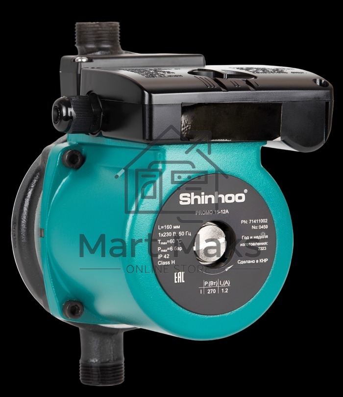 Насос циркуляционный Shinhoo PROMO 15-12A