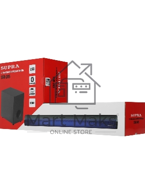 Саундбар SUPRA SSB-205 2.1 40Вт+60Вт черный