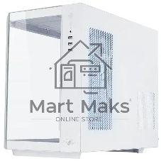 Корпус mATX Eurocase M2771 white, без БП, закаленное стекло 2 стороны