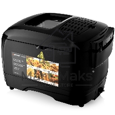 Фритюрница BRAYER 2830BR-BK чёрный, 1800 Вт, 3 л, 0.6 кг, съёмная чаша, таймер