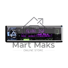 Автомагнитола AURA INDIGO-876DSP, 1 DIN, Bluetooth, USB Type-A, AUX, пульт ДУ