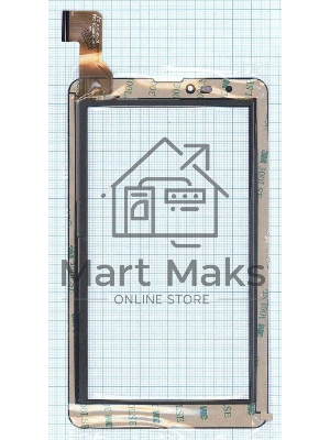 Сенсорное стекло (тачскрин) FPC-FC70J835-01, черное