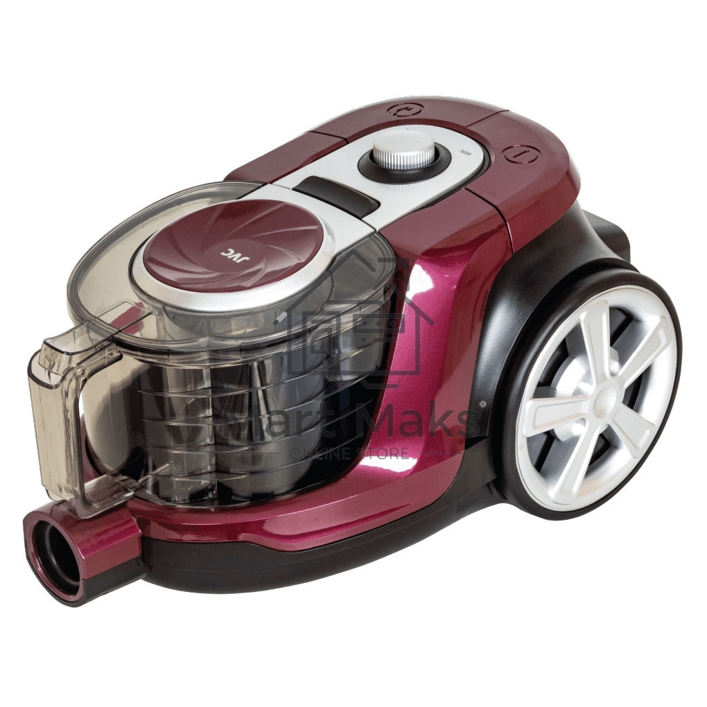 Пылесос JVC JH-VC431 красный, 360/2100 Вт, уборка сухая, пылесборник контейнер, 2.5 л