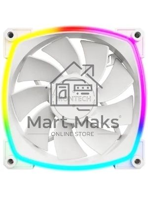 Вентилятор для корпуса MONTECH RX120 PWM белый, 120 мм, 1600 об/мин, 27 дБ, 4 pin