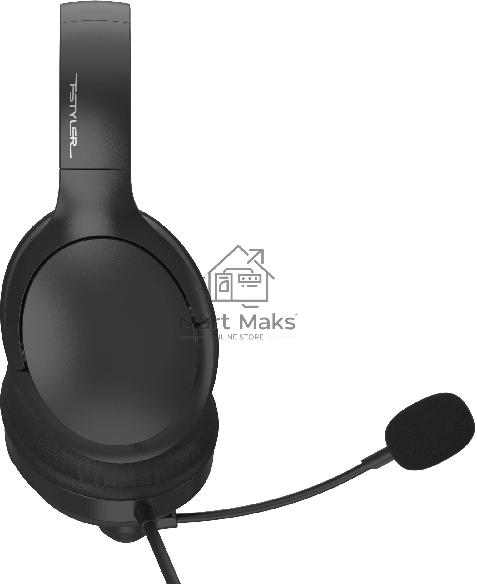 Наушники с микрофоном A4Tech Fstyler FH280U черный 2м мониторные USB оголовье