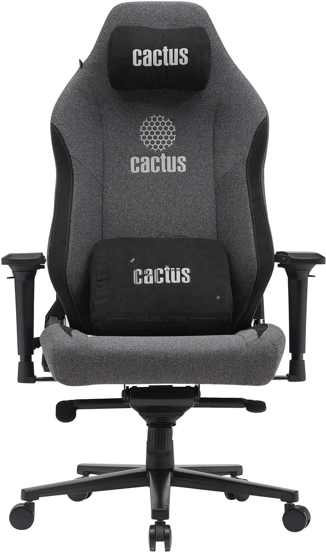 Кресло компьютерное Cactus CS-CHR-MAG-GY серый/черный