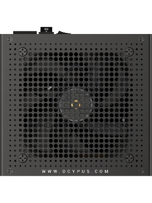 Блок питания Ocypus Iota P1000 (Iota-P1000-G1FFBK024X-EU), 1200Вт, 80 PLUS Gold, 120мм, модульный, черный