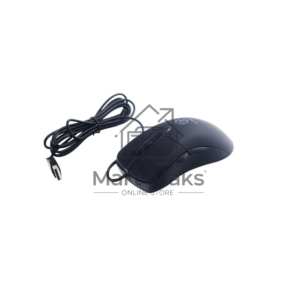 Мышь проводная Raskat M018 черный, 3200 dpi, USB, кнопки - 6