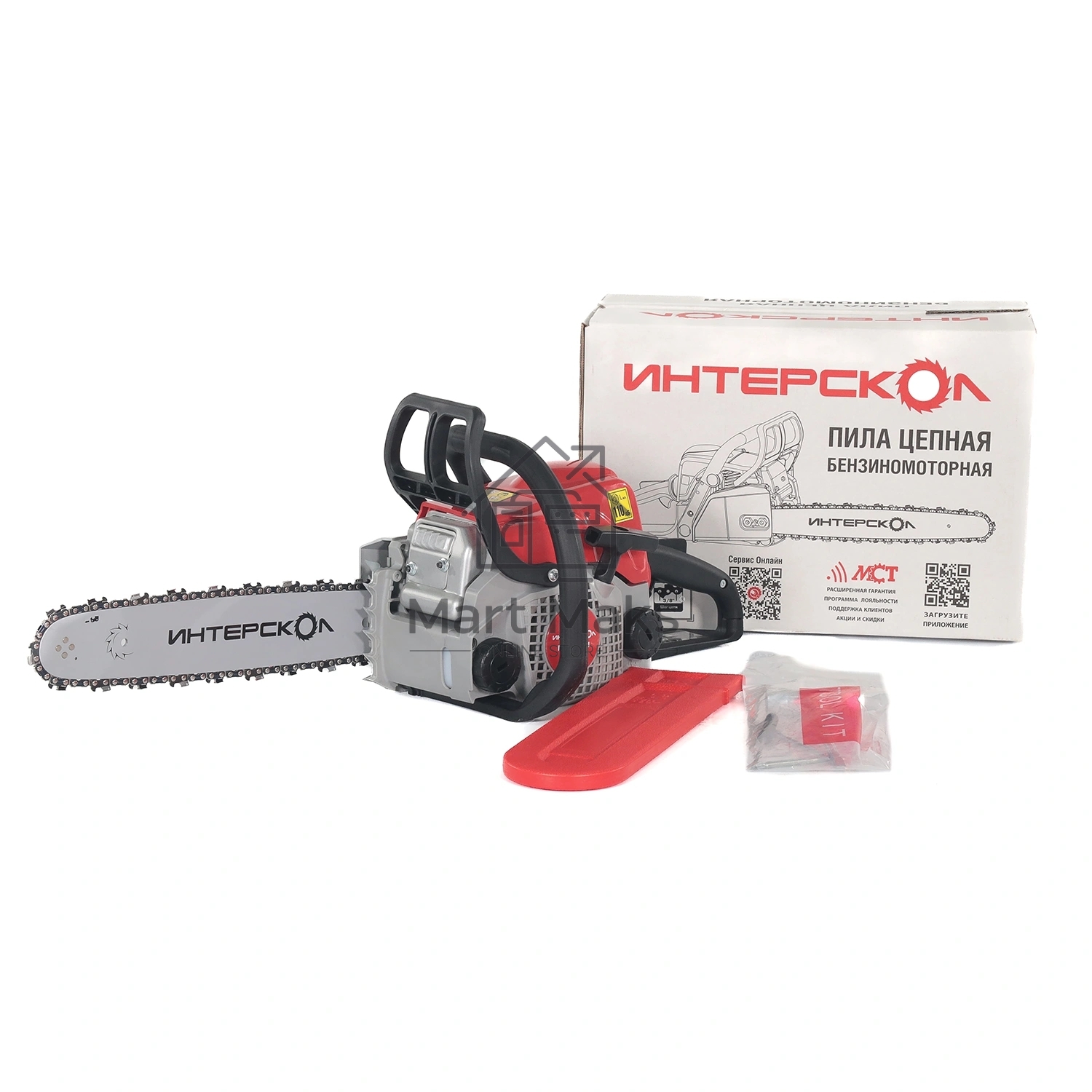 Бензопила Интерскол ПЦБ 180-14 2400Вт 2л.с. дл.шины:14