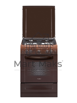 Плита газовая Gefest ПГ 6100-02 0310 коричневый, конфорок 4 шт, духовка 52 л, 60 см x 85 см x 60 см