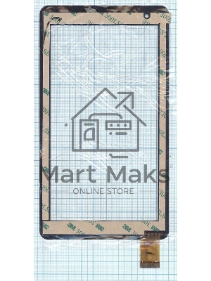 Сенсорное стекло (тачскрин) OLM-070A0933-FPC. черное