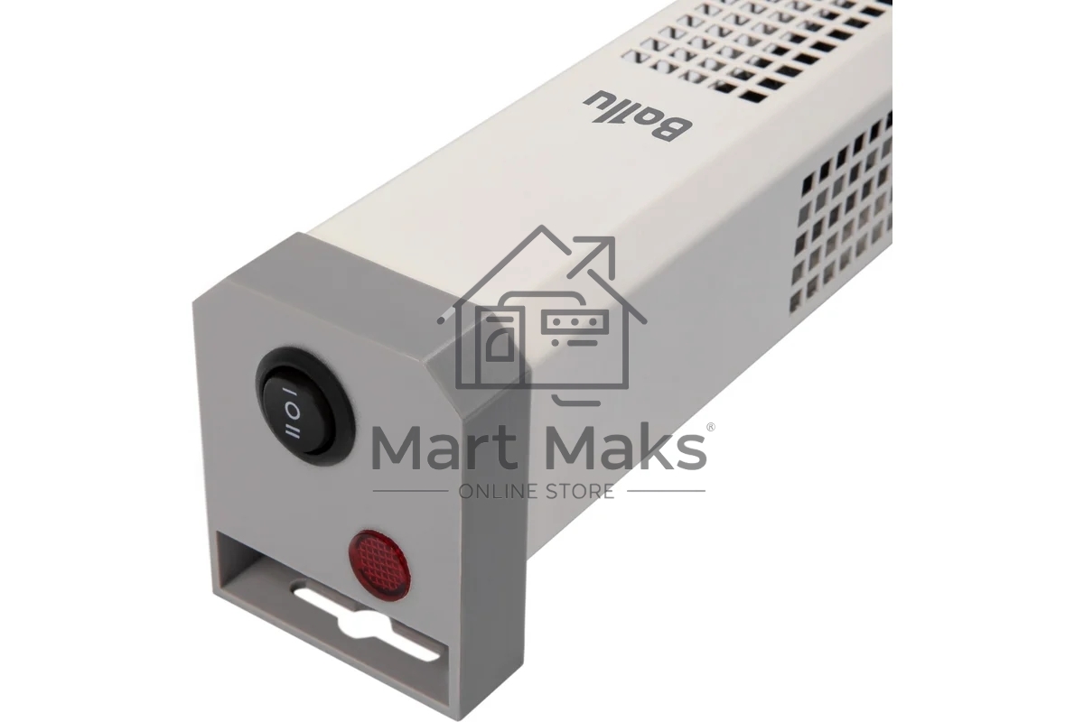 Конвектор Ballu Plinth Compact BEC/PLC-150-600 белый, 600 Вт, 8 м2, термостат