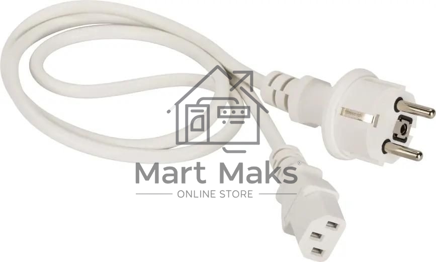 Шнур питания Lanmaster LAN-PP13/SH-0.5-WH C13-Schuko проводник.:3x0.75мм2 0.5м 220В 10А (упак.:1шт) белый