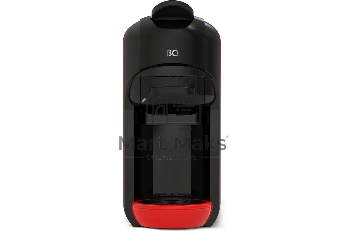Кофеварка 3 в 1 BQ CM3000 черный-красный, исп. кофе - капсулы/молотый, 0.6 л, 1450 Вт, 19 бар