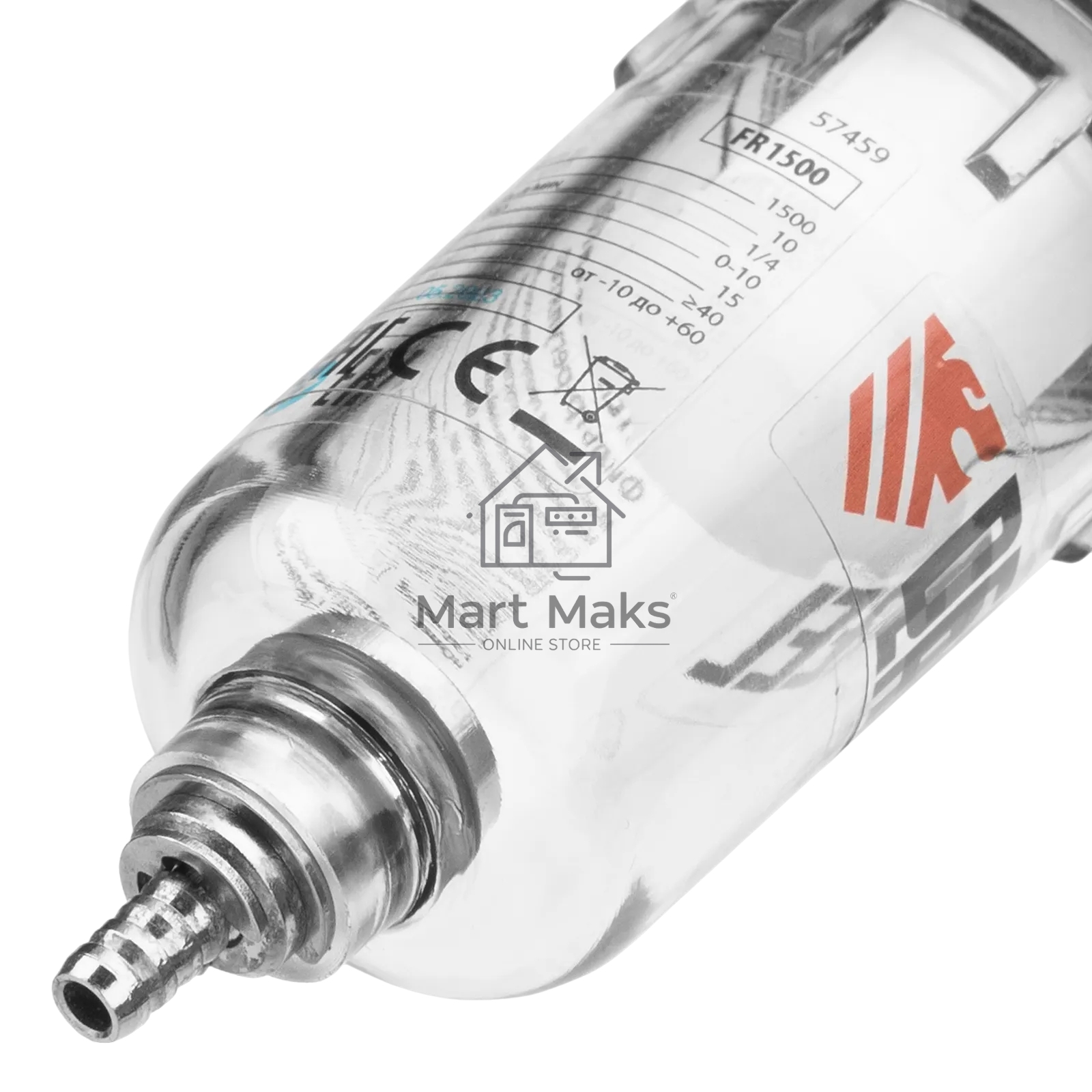 Фильтр-регулятор Denzel FR1500, 10 бар, 1500 л/мин, 1/4