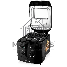 Фритюрница BRAYER 2830BR-BK чёрный, 1800 Вт, 3 л, 0.6 кг, съёмная чаша, таймер