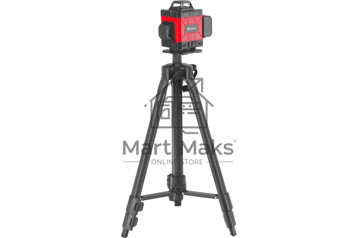 Лазерный уровень м-призм. MTX ML 360-4 Pro SET, 30 м, акк. Li 3000 мА·ч, состоит из 2 частей