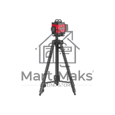 Лазерный уровень м-призм. MTX ML 360-4 Pro SET, 30 м, акк. Li 3000 мА·ч, состоит из 2 частей
