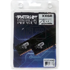 Оперативная память Patriot Signature, DDR4, 16GB (2x8 GB), 3200 MHz, CL22, DIMM, радиатор, черный