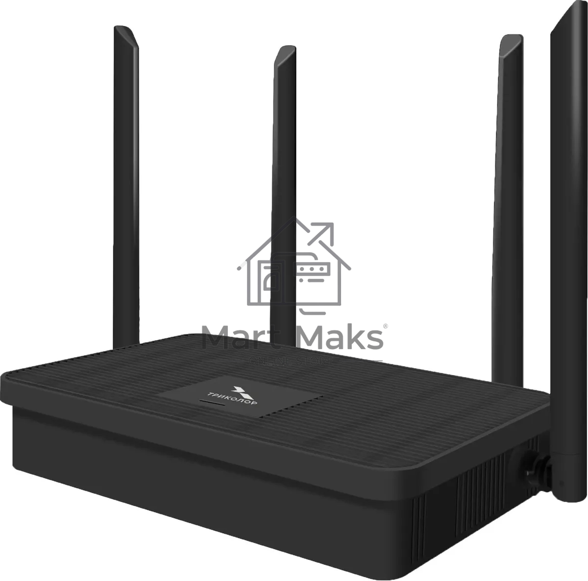 Роутер беспроводной Триколор TR-router-04 (046/91/00057758) AC1200 10/100/1000BASE-TX черный