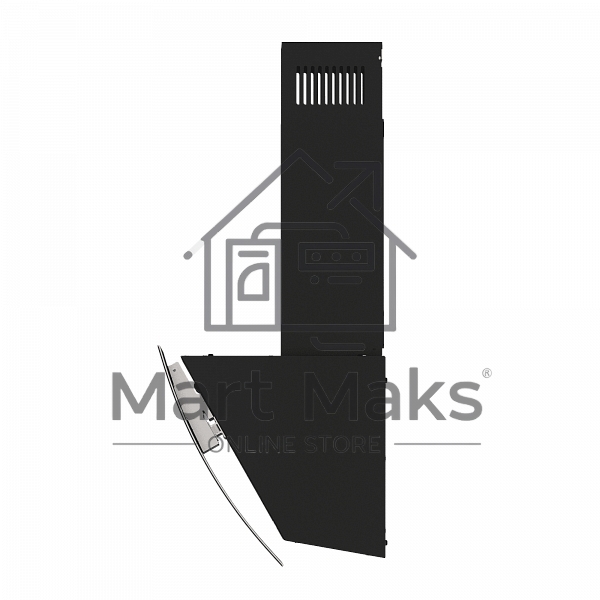 Вытяжка каминная Elikor Wave BK 60 черный, 60 см, 750 куб. м/ч, 56 дБ