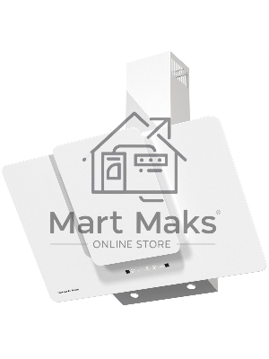 Вытяжка каминная Zigmund & Shtain K 150.9 W белый, 90 см, 1100 куб. м/ч, 65 дБ