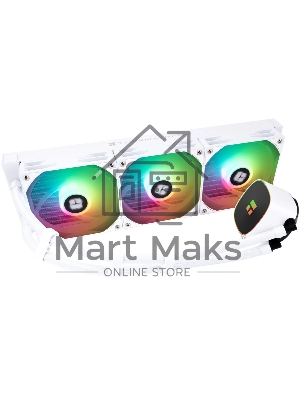 Система жидкостного охлаждения Thermalright Frozen Horizon 360 V2 Soc-AM5/AM4/1200/1700/1851 белый 4-pin 29.5dB Al Ret (F-HORIZON-360-WH-V2)