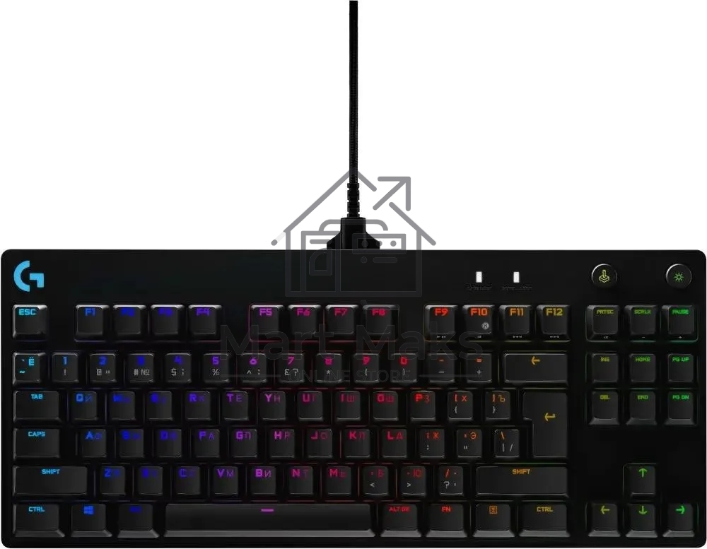 Клавиатура Logitech G Pro (920-009393) проводная, USB, черный