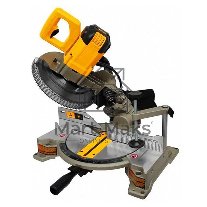 Торцовочная пила DeWalt DW714 1650Вт,4600 об/мин,254x30 мм,рез 89 мм