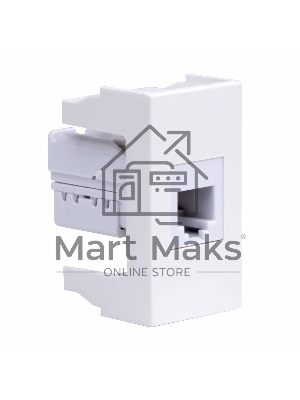 Розетка телефонная DKC Viva 45018 1-м 1 мод, RJ12, 6P6C, белый