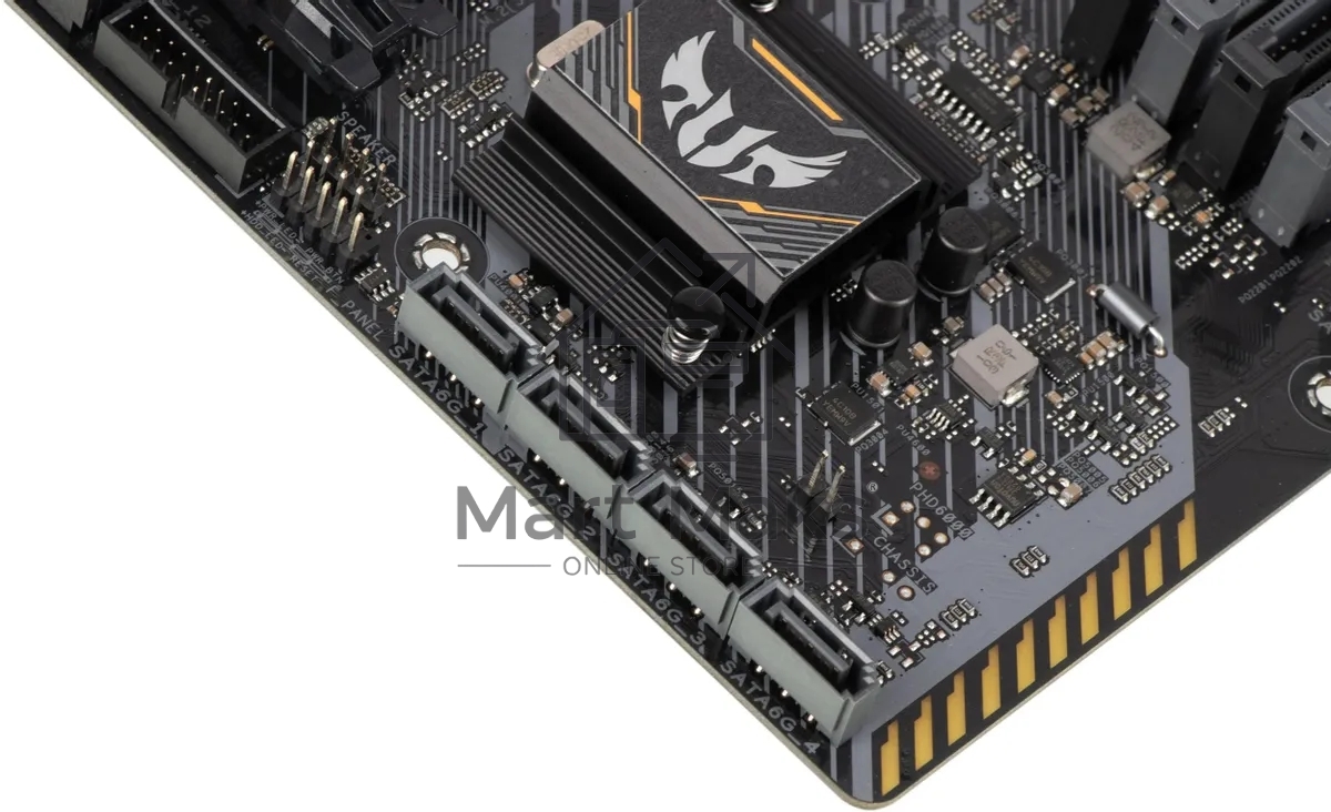 Материнская плата ASUS TUF GAMING B450M-PLUS II, AM4, AMD B450, 4xDDR4, 6xSATA, 1xM.2, 1xPCIe 3.0 x16, 1xPCIe 2.0 x16, 1xPCIe x1, 1xHDMI, 1xDVI-D, 1x 1Gb LAN, 2xUSB-A 3.2 Gen 1, 1xUSB-A 3.2 Gen 2, 2xUSB-A 2.0, 1xUSB-C 3.2 Gen 1, 3x3.5 мм, 7.1, mATX