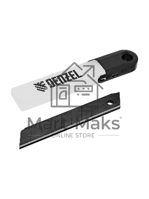 Лезвия Denzel 18 мм, сталь SK4 - 0,5 мм, супер острые, 5 штук