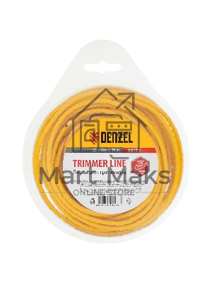 Леска для триммеров Denzel 96177квадратная витая 3.0ммх10м