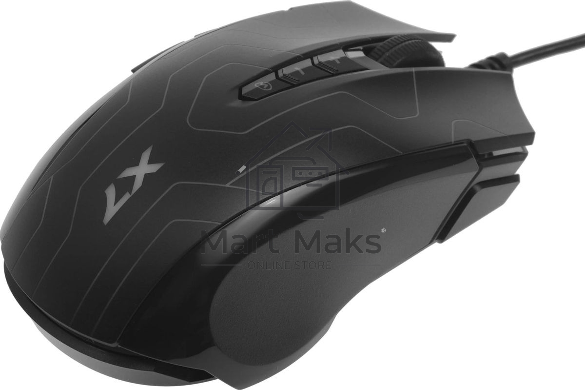 Мышь проводная A4Tech X89 Maze черный, 2400 dpi, USB, кнопки - 8