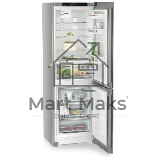 Холодильник Liebherr CBNsfc 5223-22 001 серебристый двухкамерный 216/94л морозилка снизу, No Frost