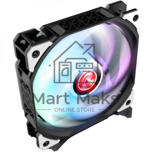 Вентилятор для корпуса AGERAS 12 ARGb-1 (120x120x25мм, PWM, 800-2200RPM, 33 dBA max, ARGb LED, hydraulic bearing)