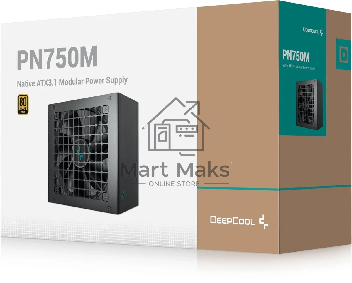 Блок питания Deepcool / GamerStorm PN750M V2 Gen.5, 750Вт, 80 PLUS Gold, 120мм, черный