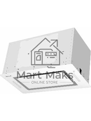 Вытяжка встраиваемая Weissgauff Aura 850 WH белый, 52 см, 850 куб. м/ч, 49 дБ