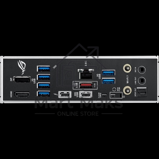 Материнская плата ASUS ROG STRIX B860-F GAMING WIFI, LGA 1851, Intel B860, 4xDDR5, 4xSATA, 4xM.2, 1xPCIe 5.0 x16, 1xPCIe 4.0 x16, 1xDP, 1xHDMI, 1x 2.5Gb LAN, 1xUSB 20Gbps, 1xUSB 10Gbps, 6xUSB-A 5Gbps, 2xUSB 2.0, 3x3.5 мм, 7.1, ATX